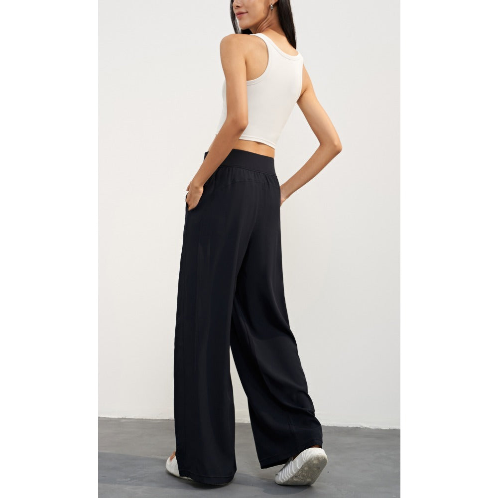 High Waist Wide Leg Pants for Women - Camilla