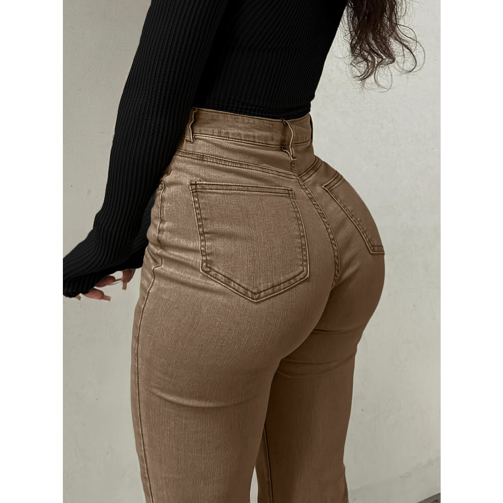 High Waist Flare Jeans for Women - Gelsomina
