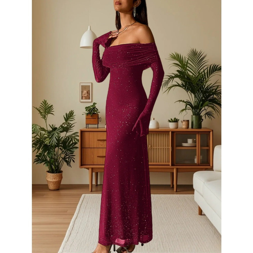 Off Shoulder Maxi Dress for Women - Beatrice