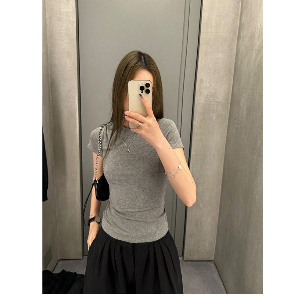 Fitted Short Sleeve T-Shirt for Women - Immacolata