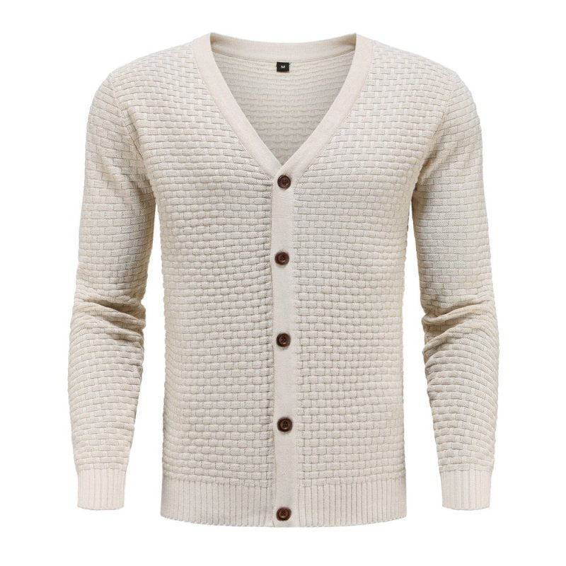 Men's V-Neck Cardigan | Knitting