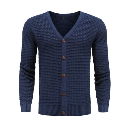 Men's V-Neck Cardigan | Knitting