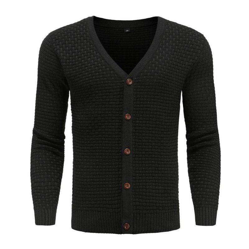 Men's V-Neck Cardigan | Knitting