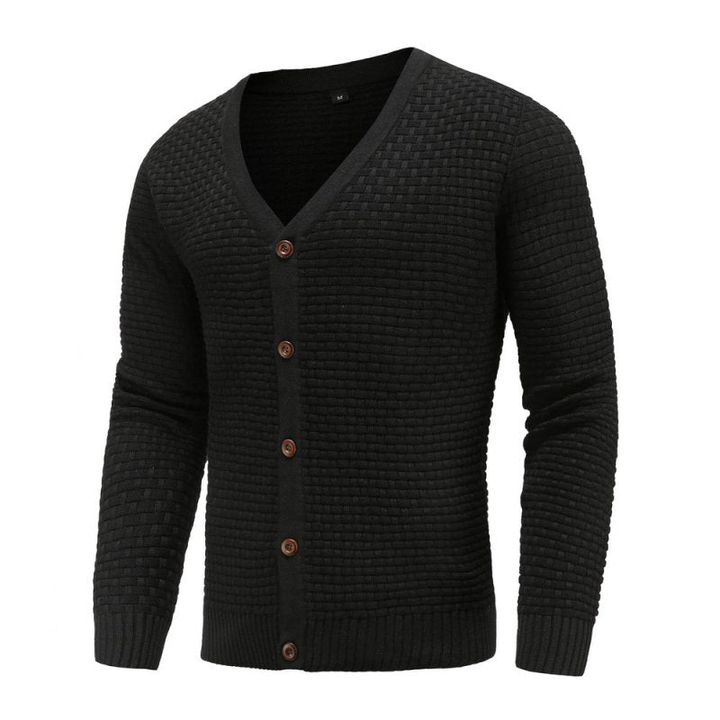 Men's V-Neck Cardigan | Knitting