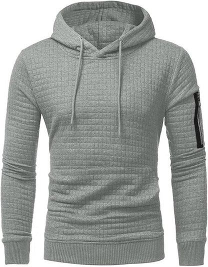 Men's Side Zipper Hoodie | Slimming