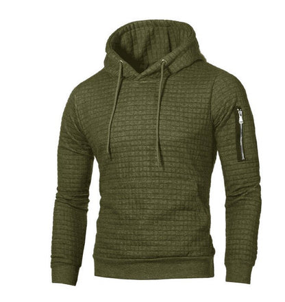 Men's Side Zipper Hoodie | Slimming