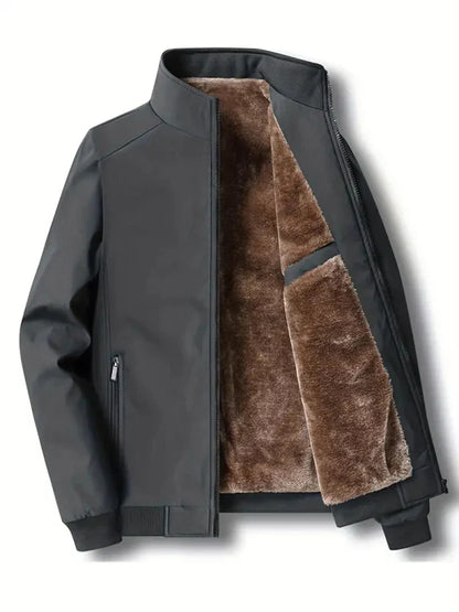 Men's Plush Lining Jacke | Dad's Wear