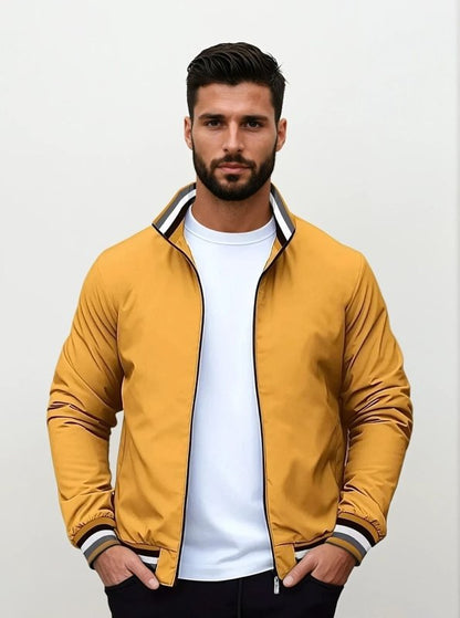 Men's Bomber Jacket | Stand Collar