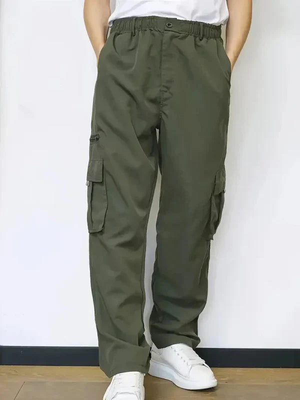 Men's Large Pockets Cargo Trousers | Loose