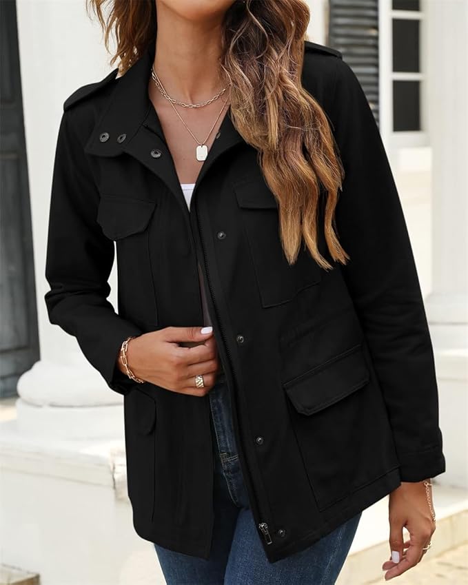Chic Zipper Jacket for Women | Modern Lightweight Outerwear Style