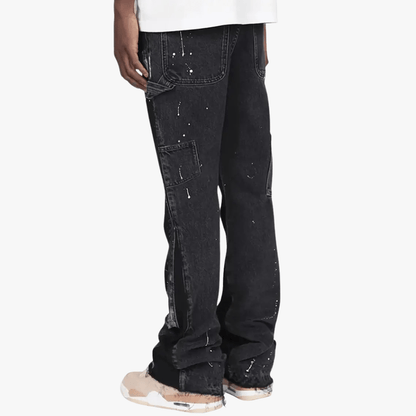Men's Paint-Splatter Jeans | Streetstyle