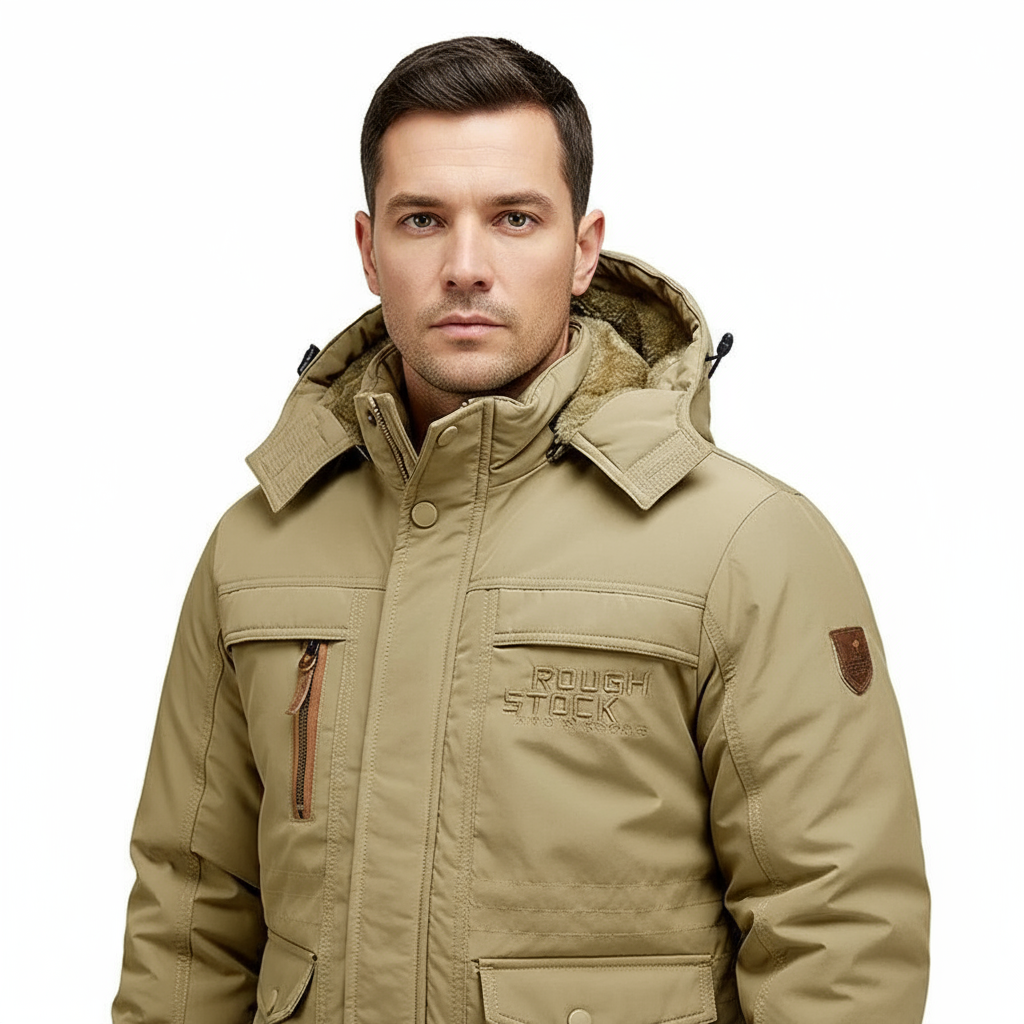 Men's Waterproof Insulated Jacket | Removable Hood