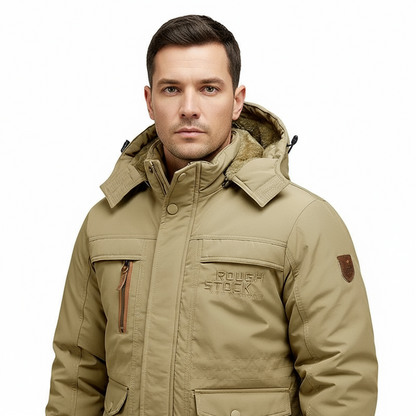 Men's Waterproof Insulated Jacket | Removable Hood