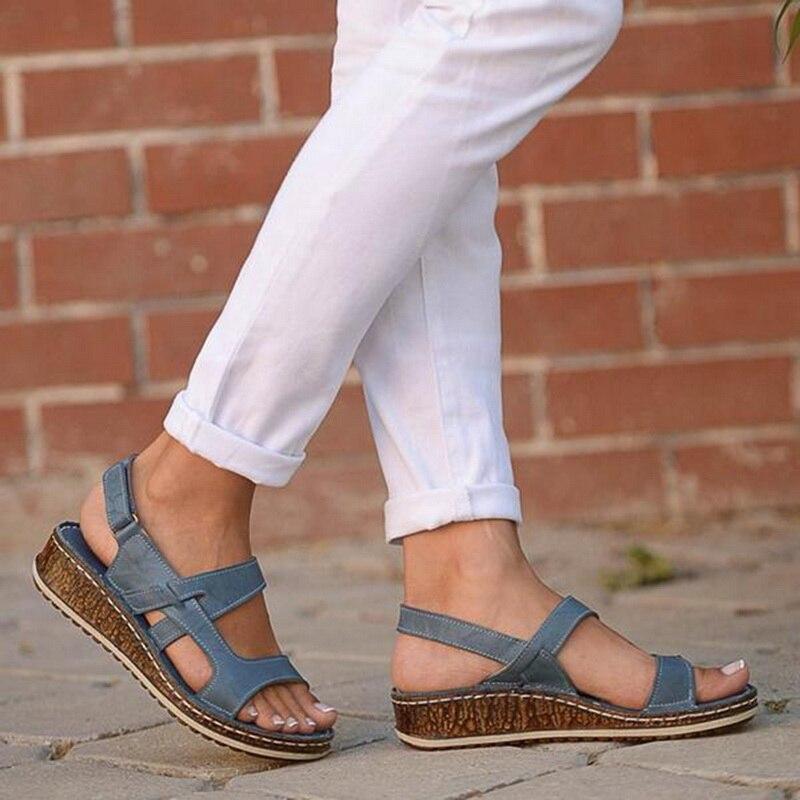 Comfort Orthopedic Platform Sandals with Supportive Sole for Women