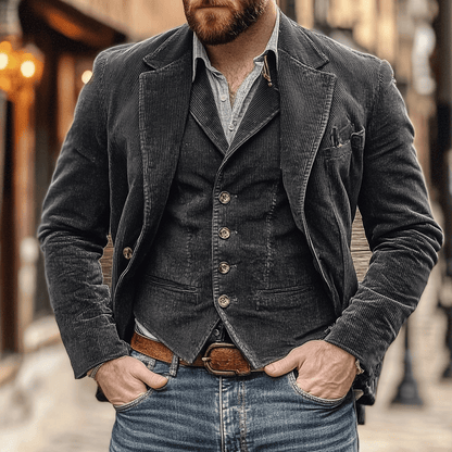 Men's Corduroy Blazer and Vest | Classic